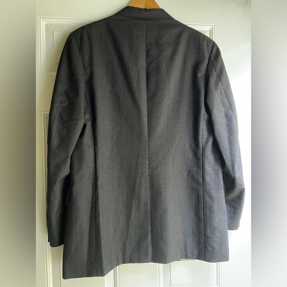 ‼️SOLD‼️Vintage Furmans Men's Two-Button Wool Blazer Suit Jacket Gray 42R - Picture 3 of 14